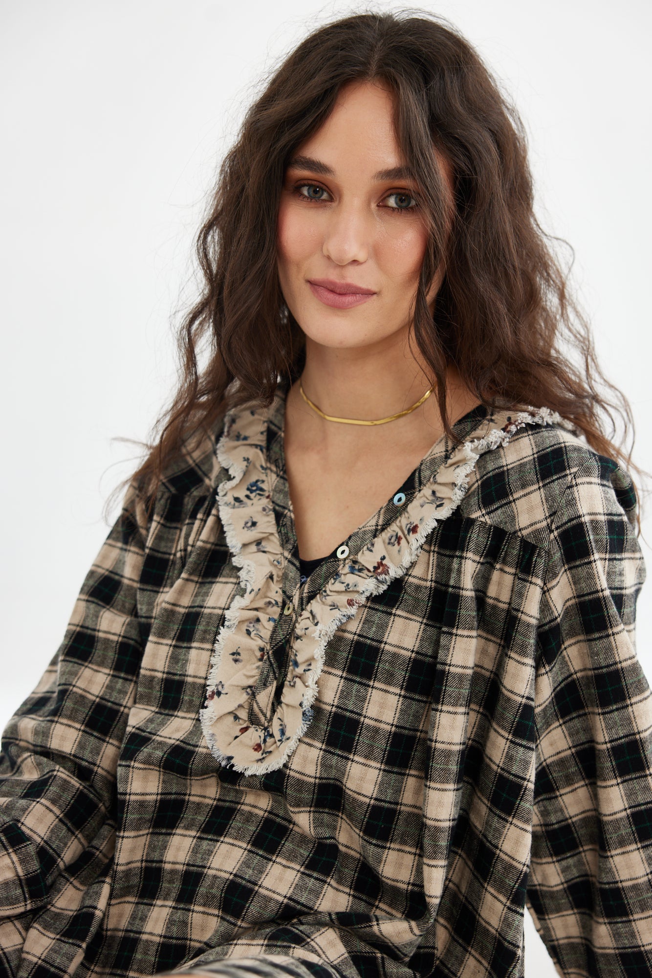 Chelsea Black Plaid dress.