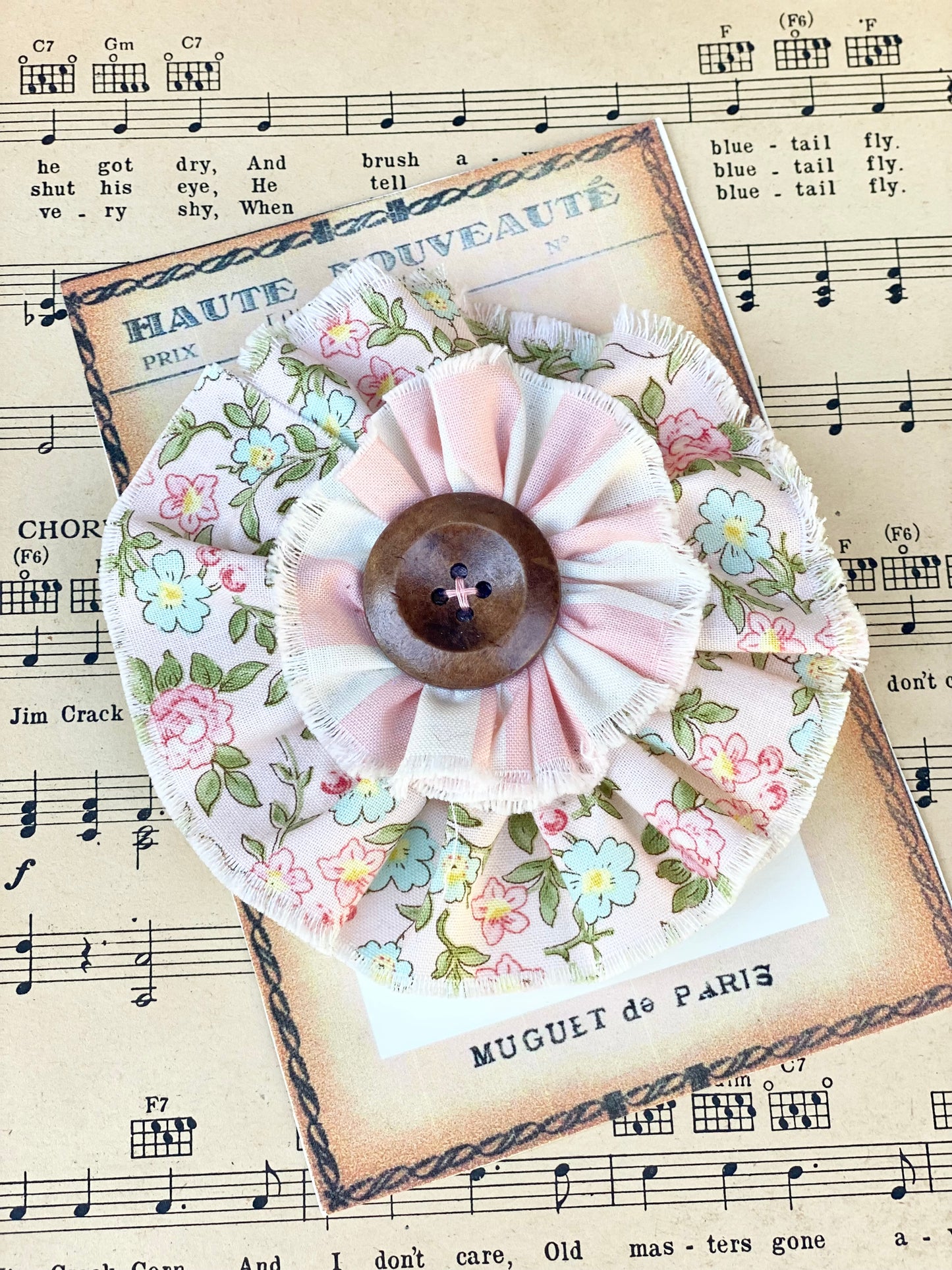 Blossoms Flower Brooch.