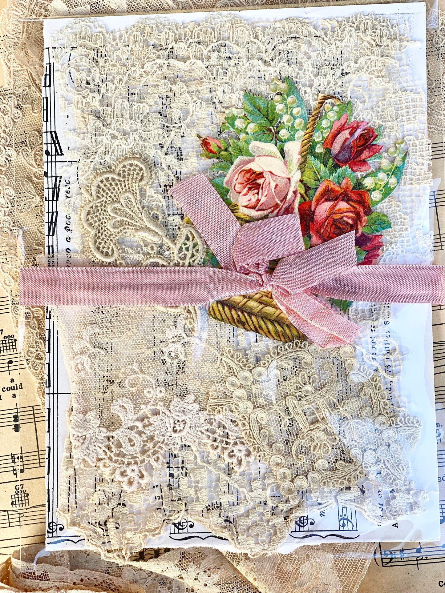 Exquisite antique lace collection. Ephemera & lace.