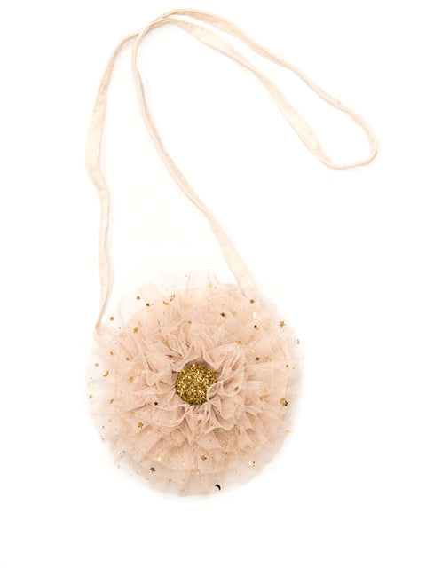 Sparkly moon & stars tulle bag.