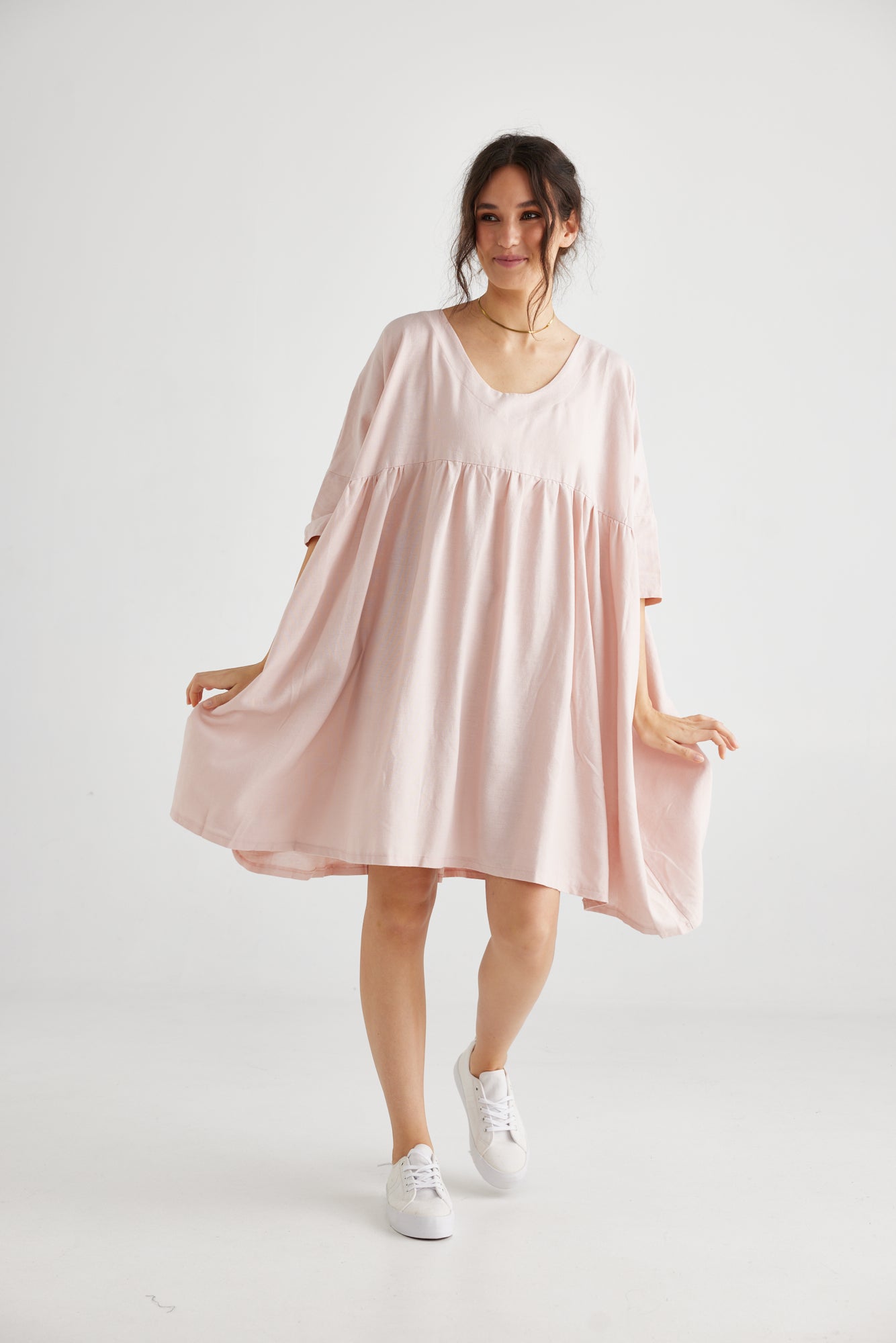 Provence dress. Blush pink