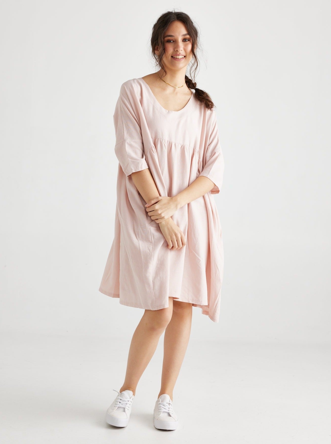Provence dress. Blush pink