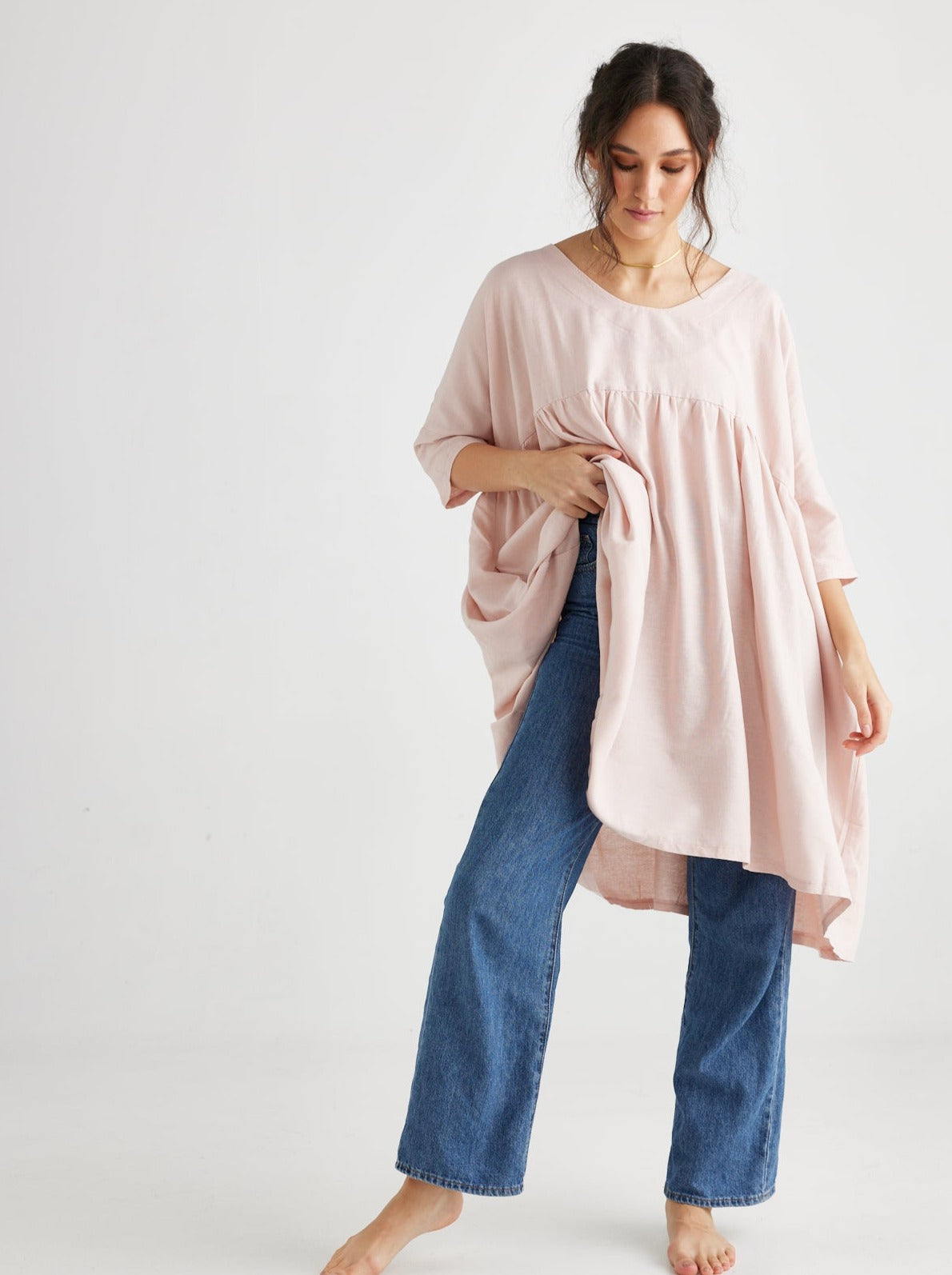 Provence dress. Blush pink