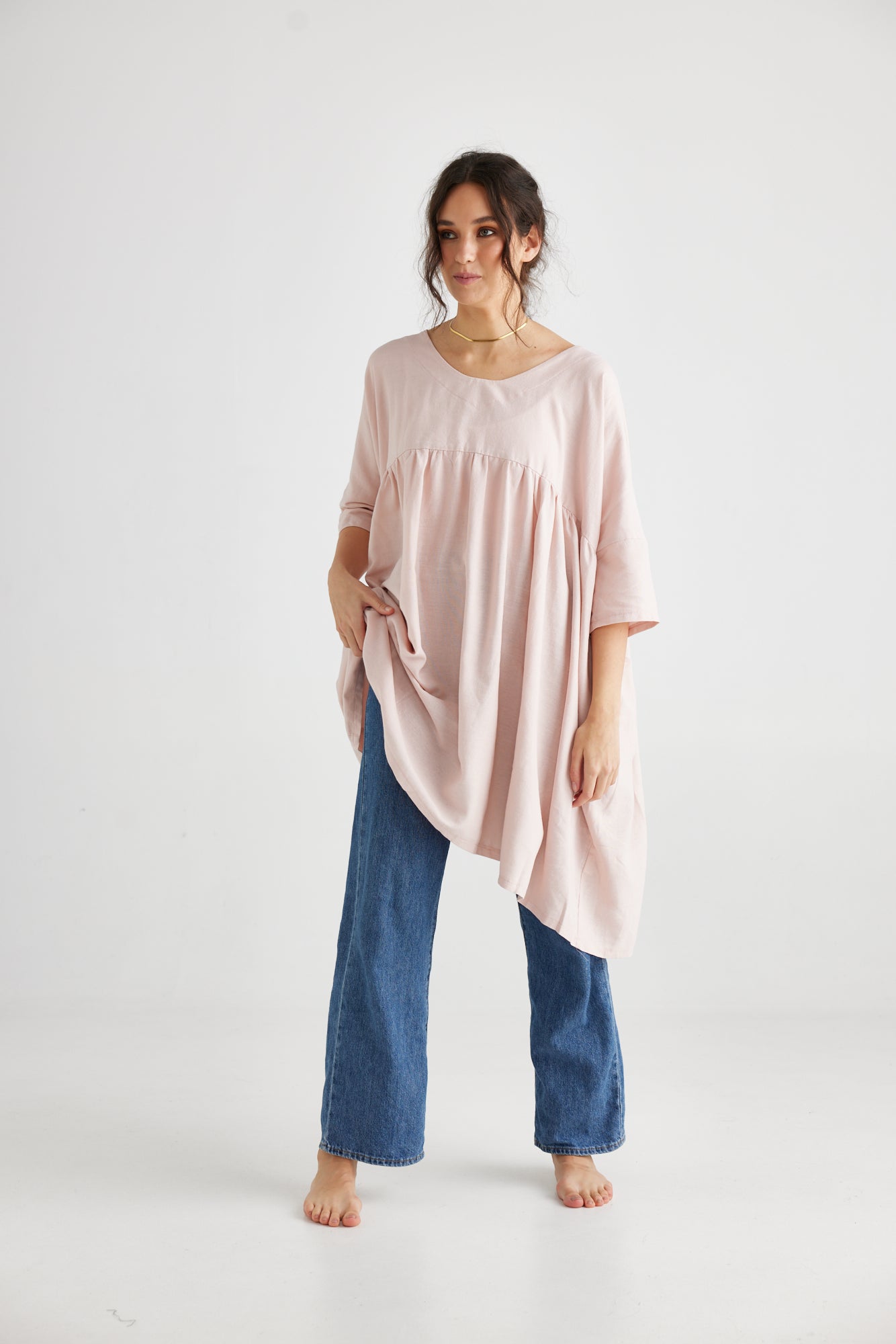Provence dress. Blush pink
