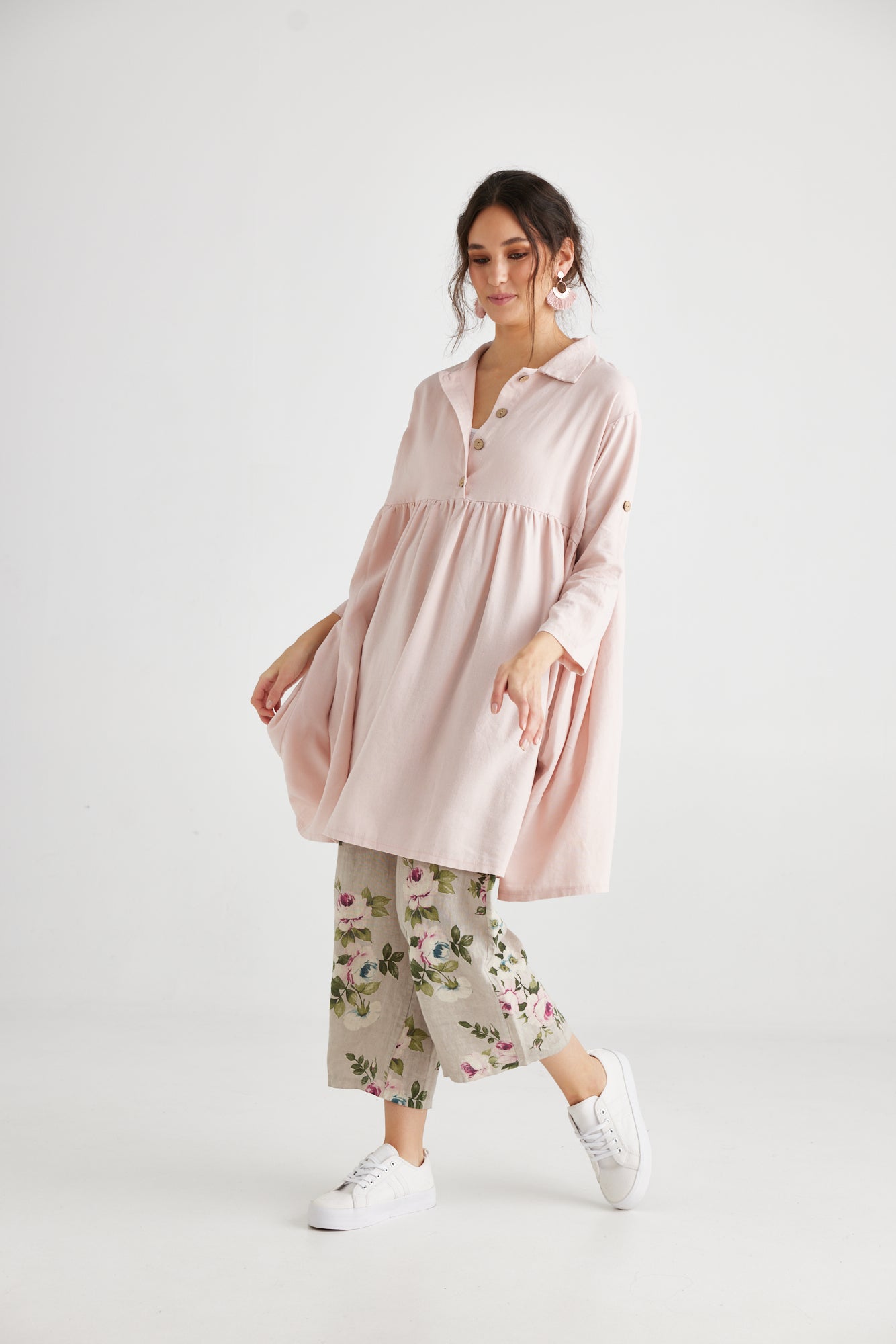 Trelise Dress. Blush Pink.