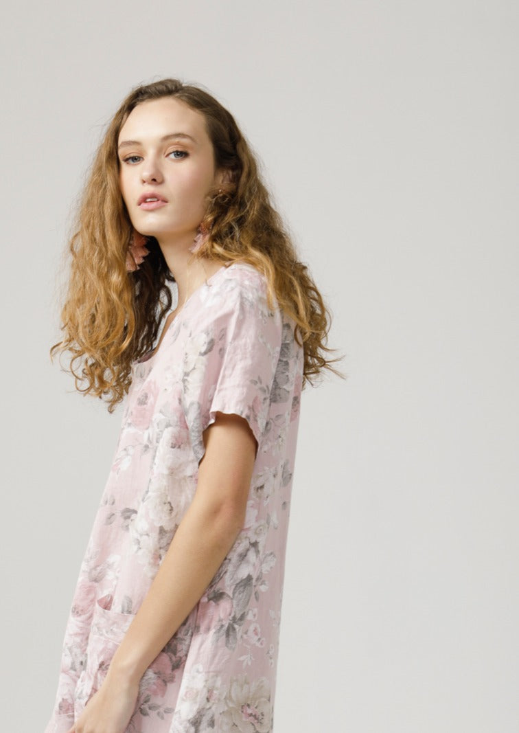 Contessa Vintage Rose top. Pink.