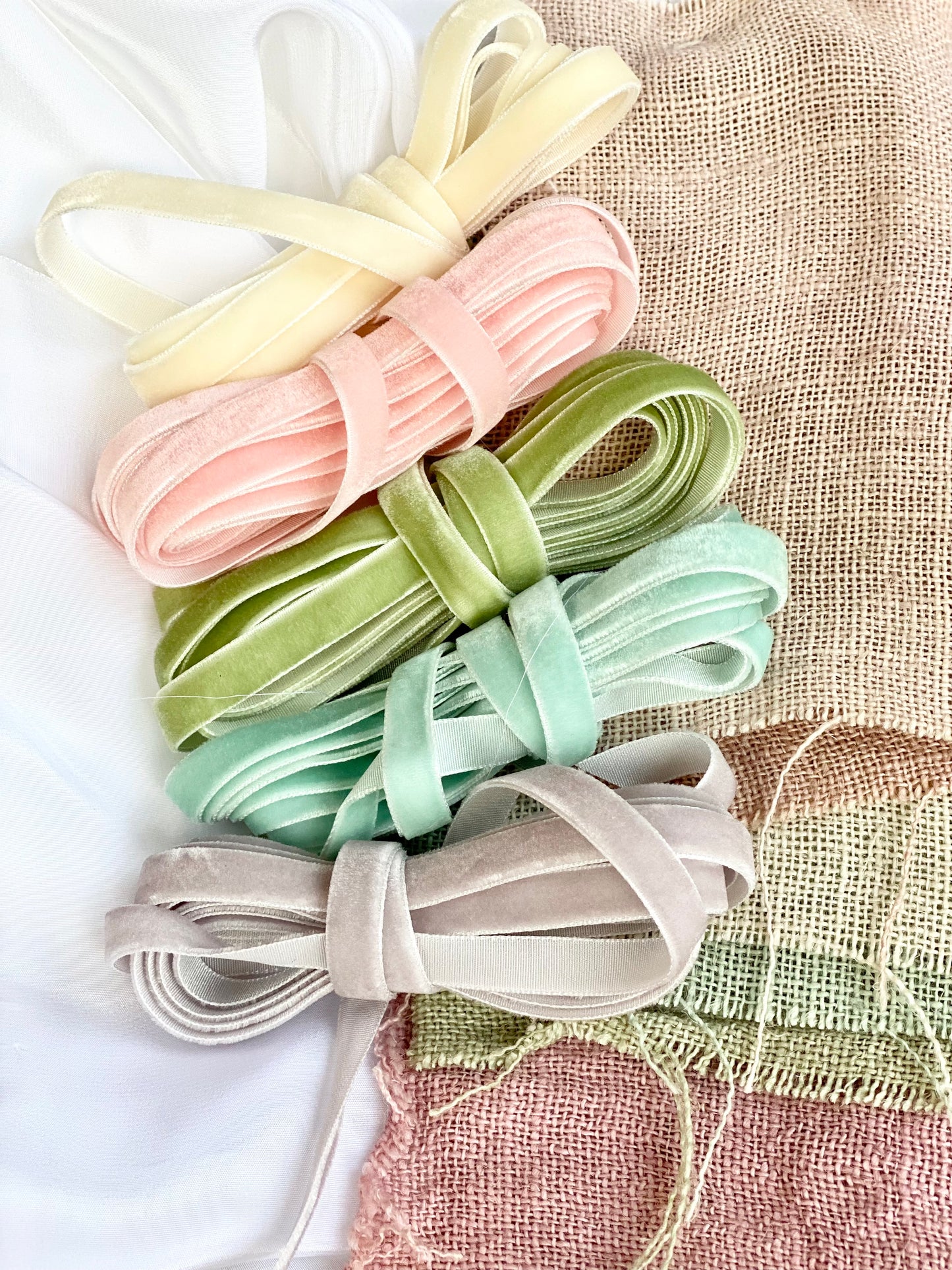 Spring Garden Pastel Ribbon collection