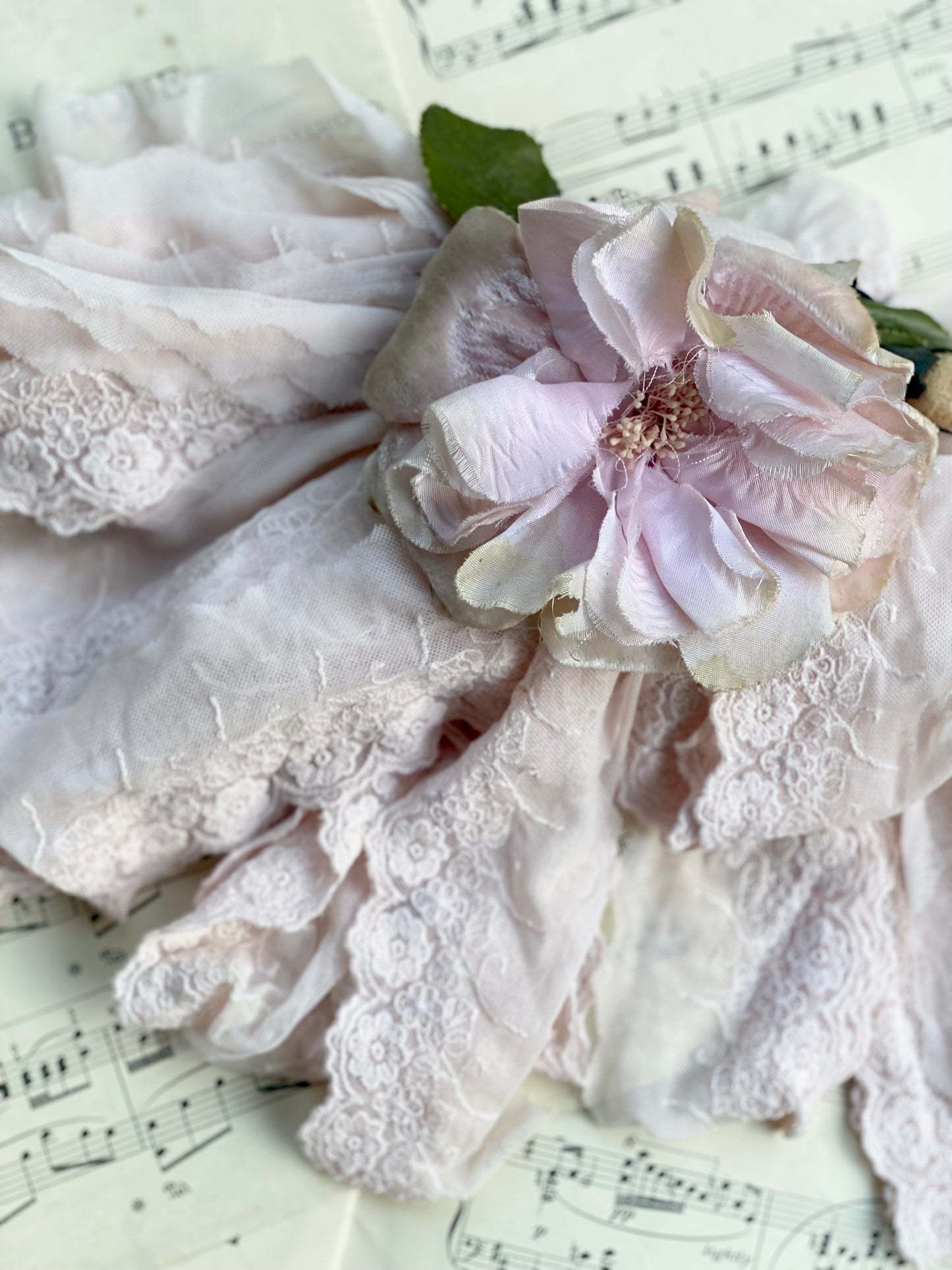 Vintage lace. Powder Pink
