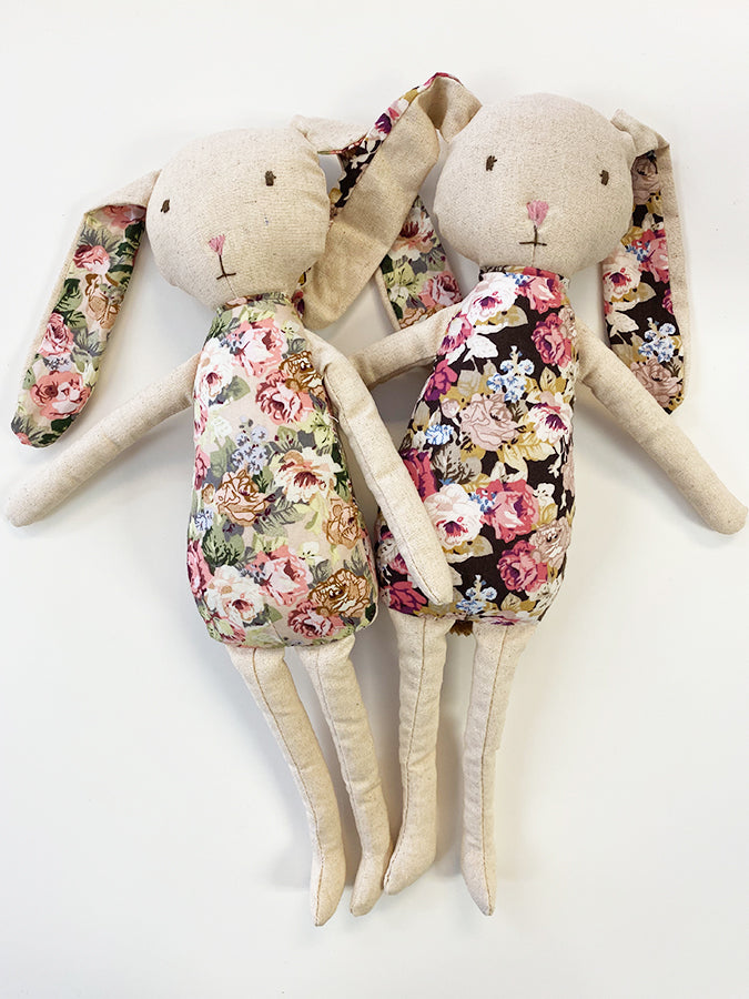 Blossom Bunny. large pink floral