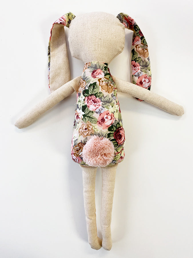 Blossom Bunny. large pink floral