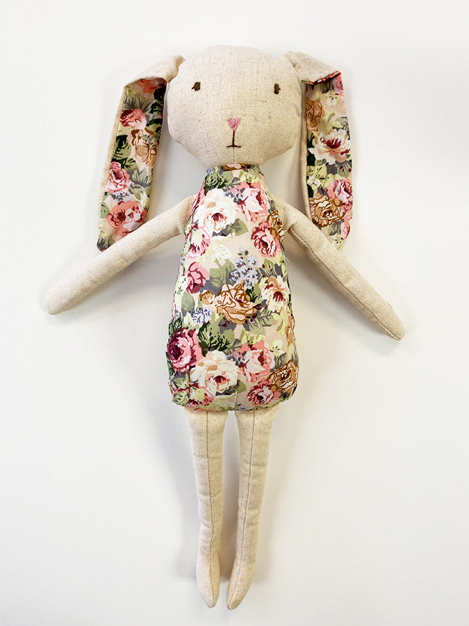 Blossom Bunny. large pink floral