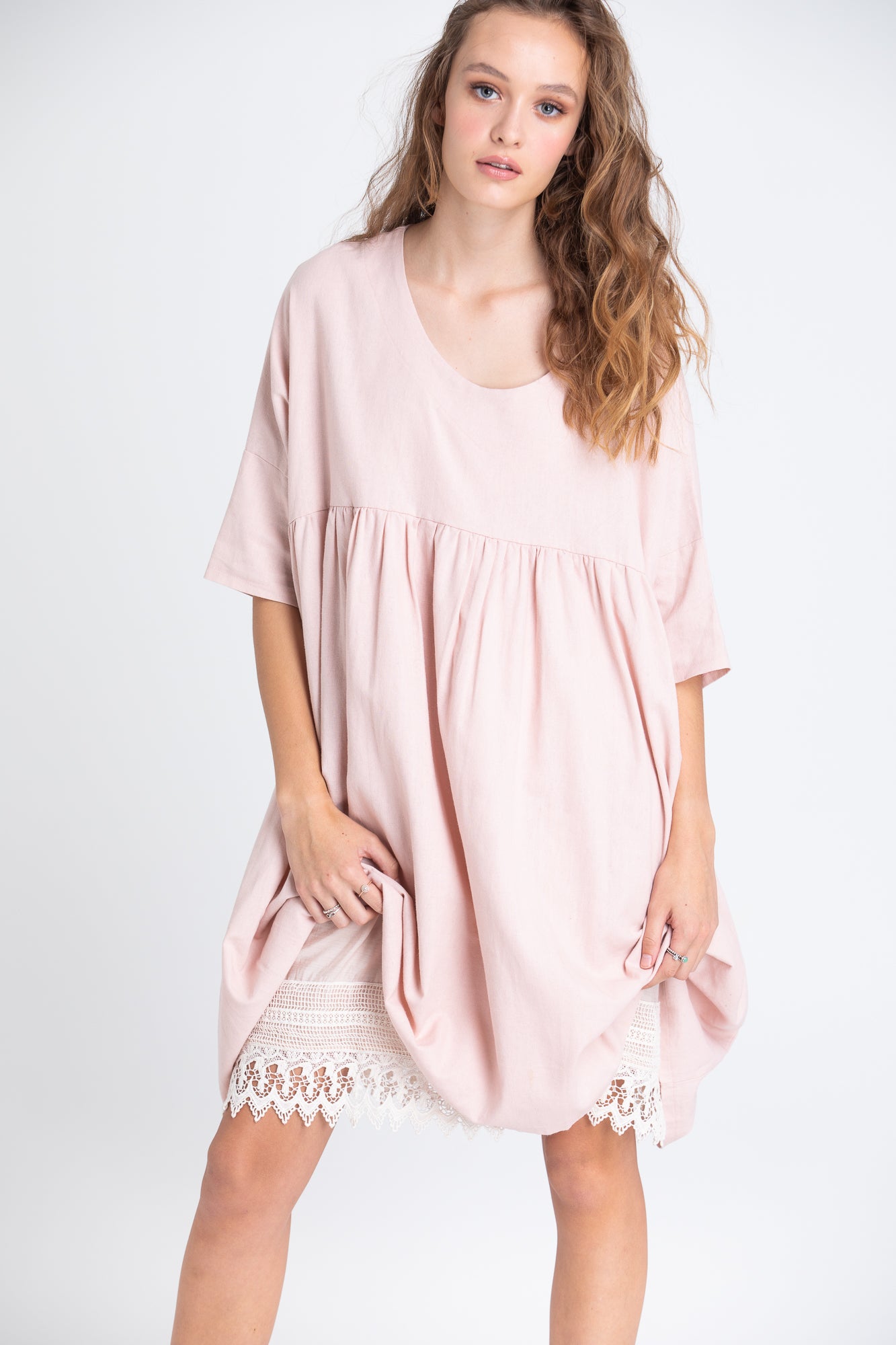 Provence dress. Blush pink