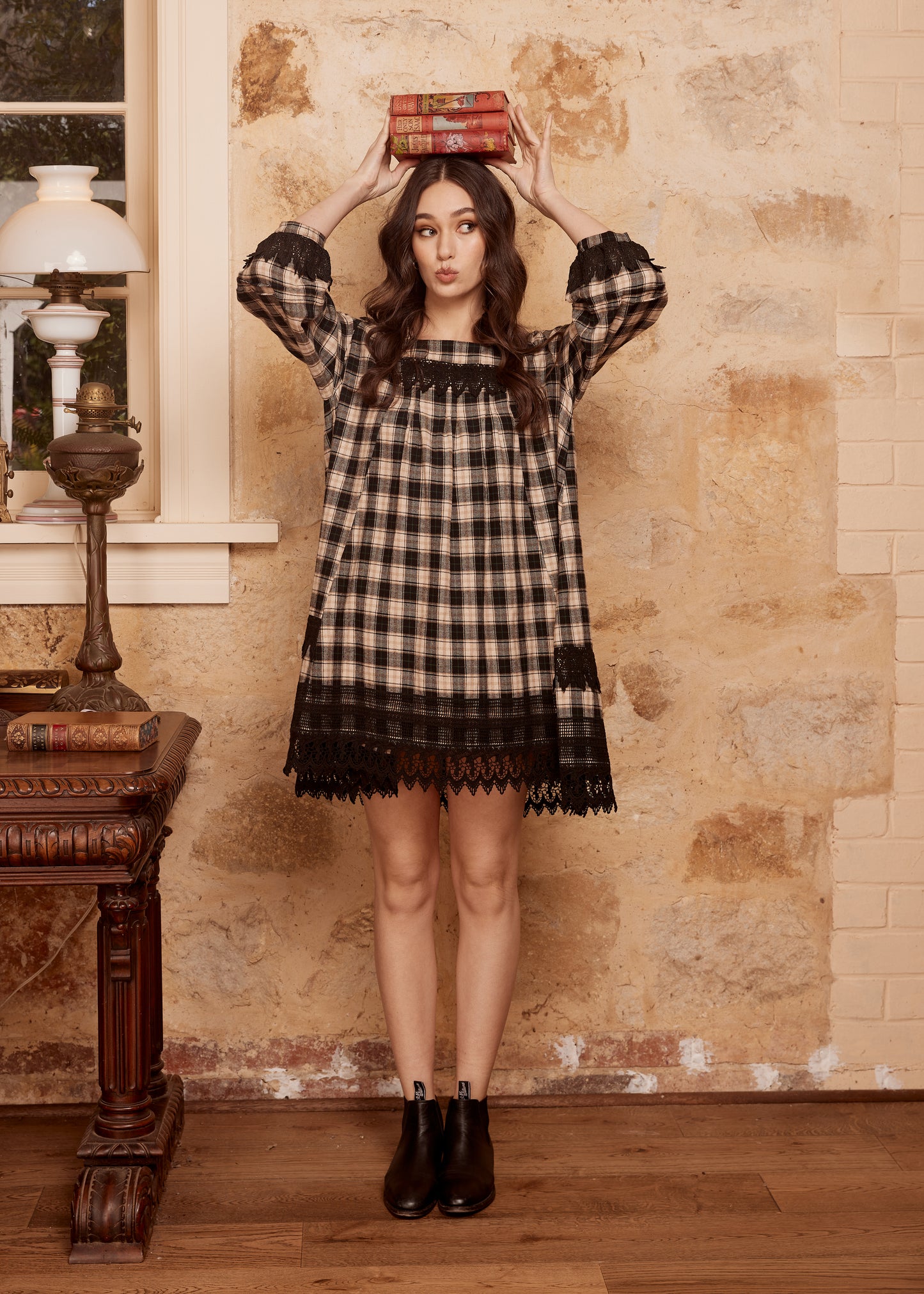 Isla Plaid dress