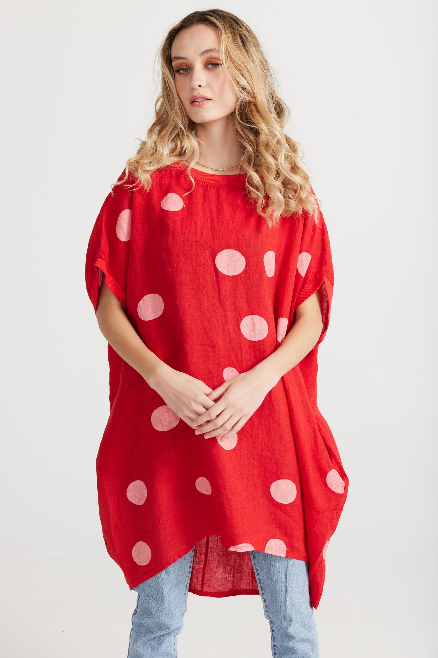 Rosabella. Polka dot Red
