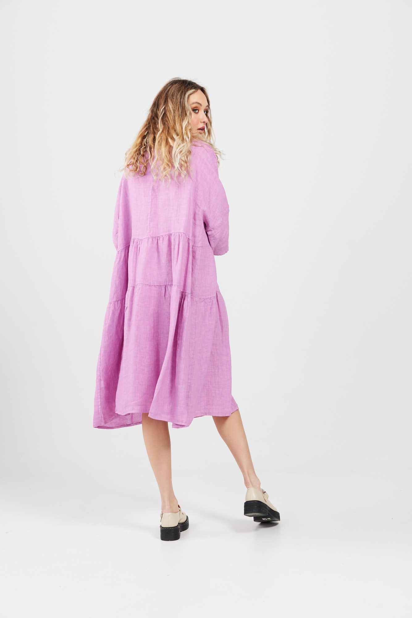 Stella Linen dress. Violette