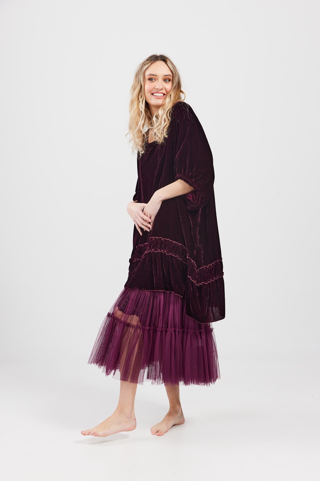 Ariette Tulle Tutu. Bordeaux