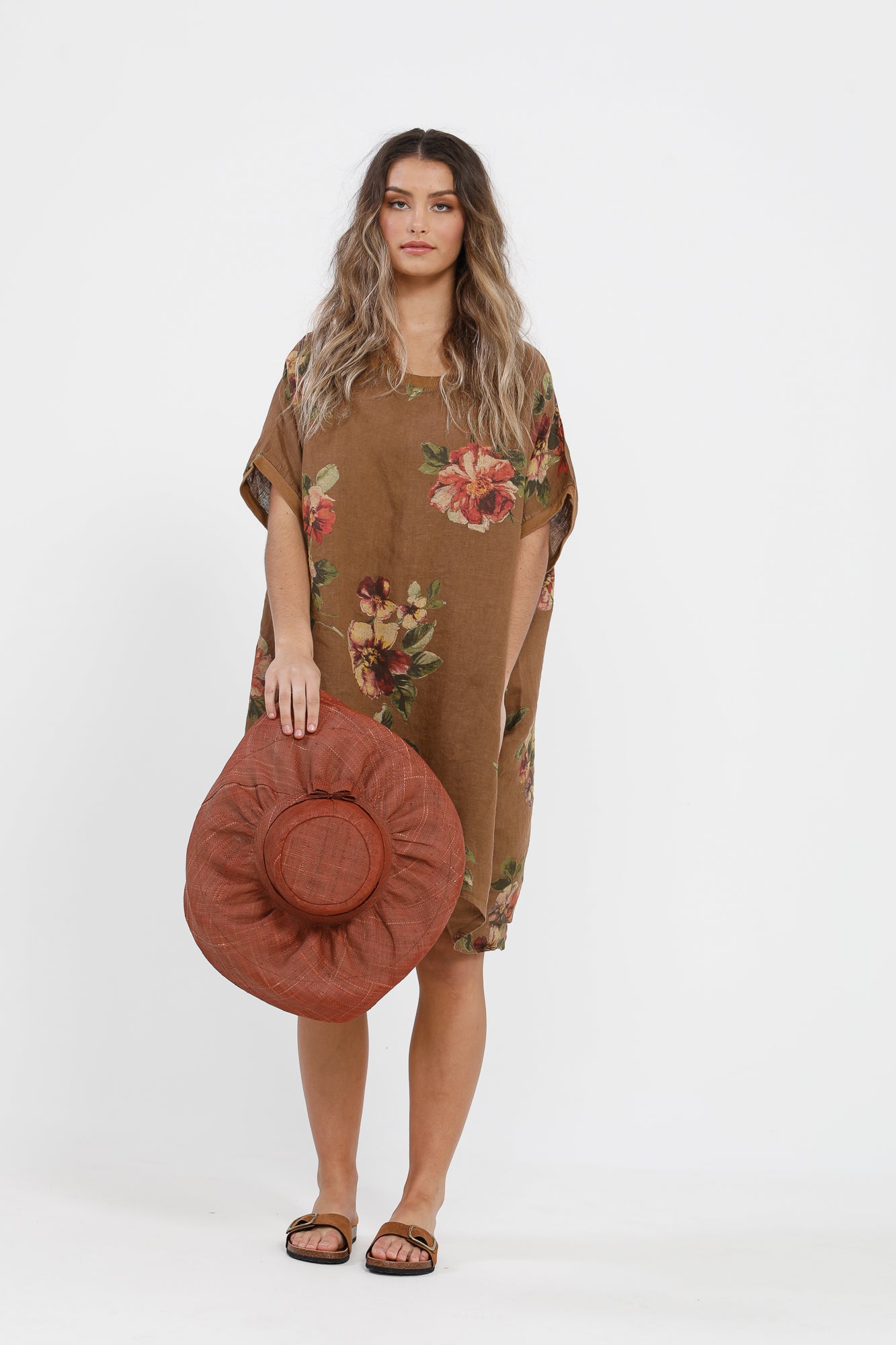 Rosabella dress. Tobacco Rose