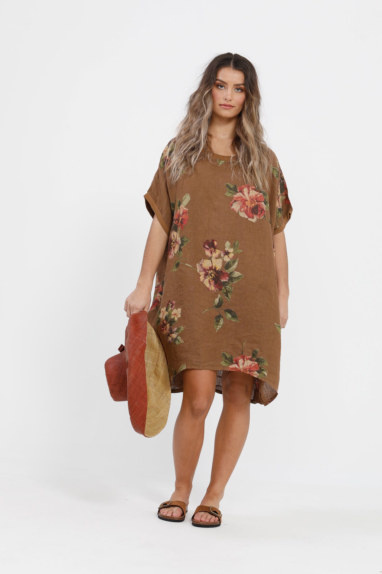 Rosabella dress. Tobacco Rose