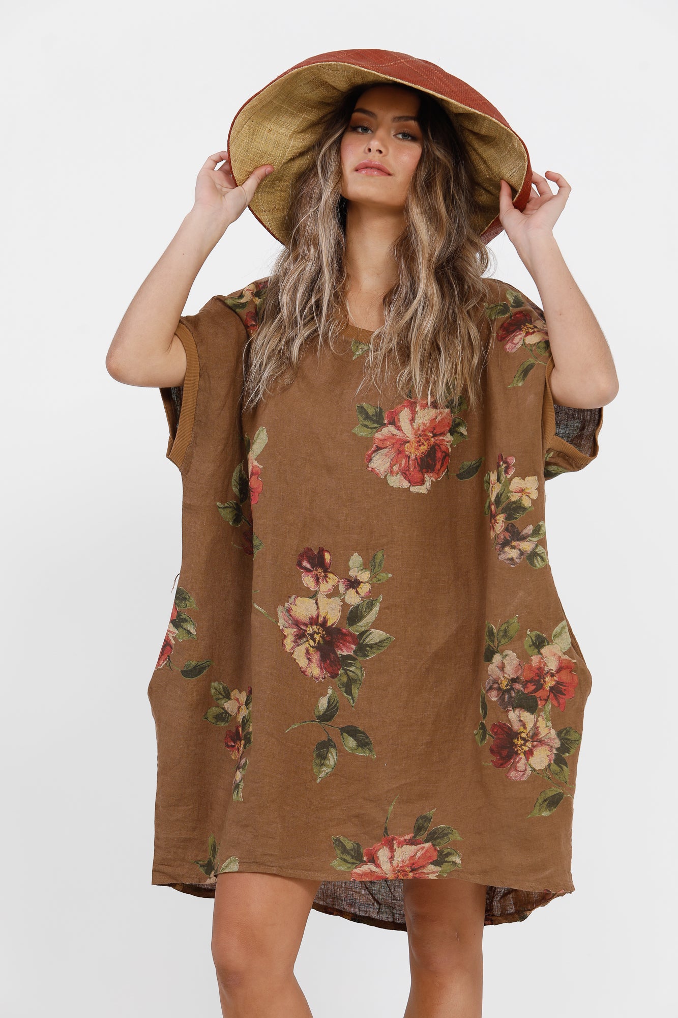 Rosabella dress. Tobacco Rose