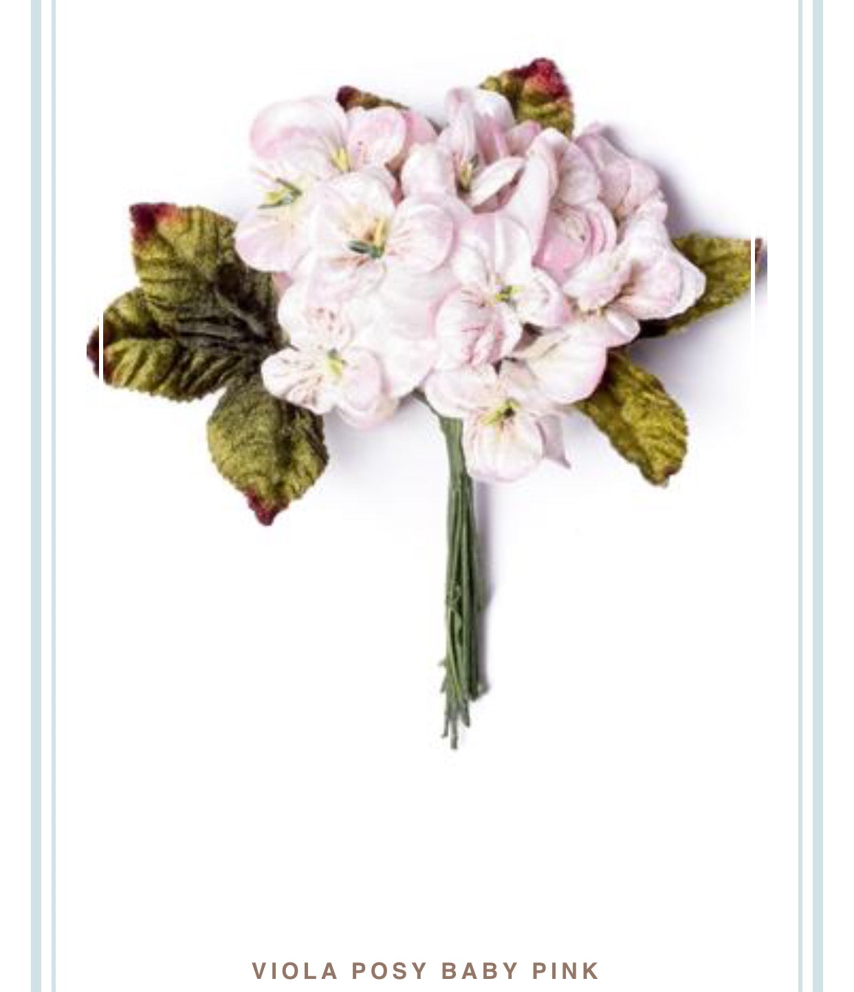 viola posy...baby pink