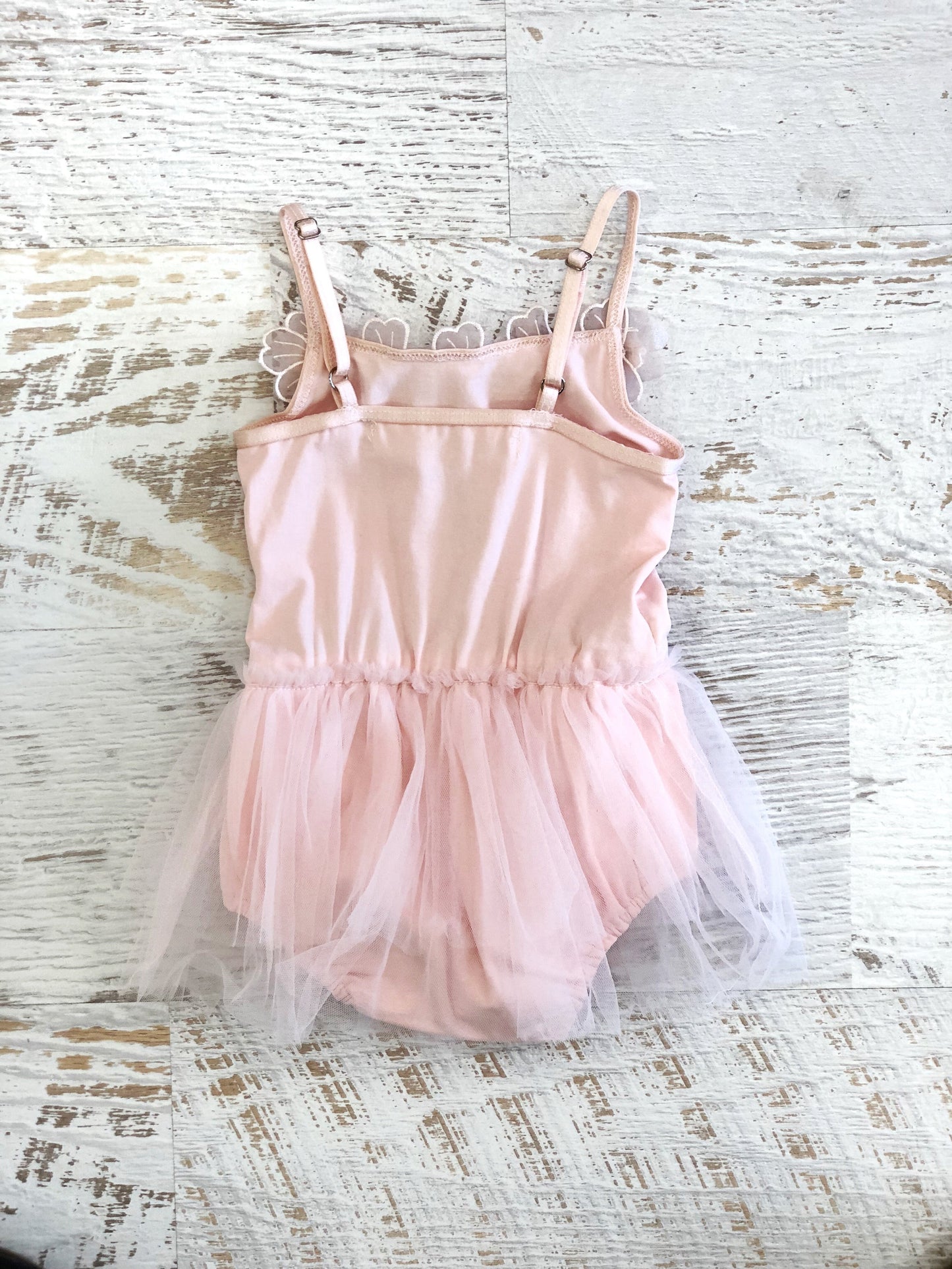 Baby Ballet Romper. Ballerina Pink.