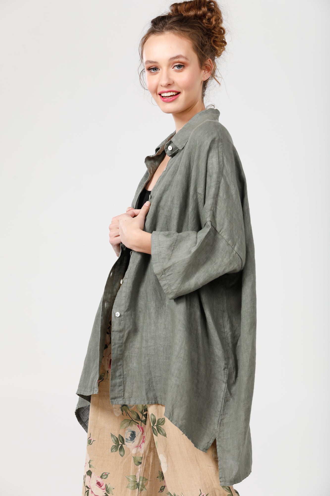 Teddie Linen Shirt.