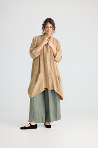 Harper Lee Linen Jacket . Capuccino