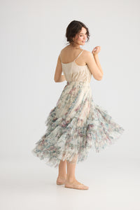 Ballerina Tutu skirt . Cream rose