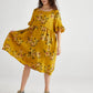 Audrey Linen Dress.  Sunflower