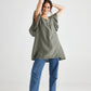 Bella Linen Top. Khaki