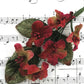 Primrose Posy. Burgundy