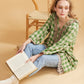 Chelsea dress. Green Plaid