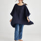 Chloe Linen top. French Navy