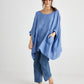 Chloe Linen Top. Denim
