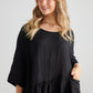 Clarissa Linen dress. Black