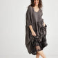 Stella linen dress. Charcoal