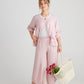 Lulu Linen pants. Dusty Rose