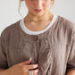 Fifi Linen Jacket. Coffee