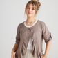 Fifi Linen Jacket. Coffee