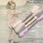The French Pastille Collection of 13 Velvet ribbons.