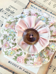 Blossoms Flower Brooch.