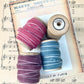 Vintage Coloured Velvet Ribbon collection on  Vintage spools