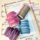 Vintage Coloured Velvet Ribbon collection on  Vintage spools
