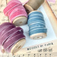 Vintage Coloured Velvet Ribbon collection on  Vintage spools