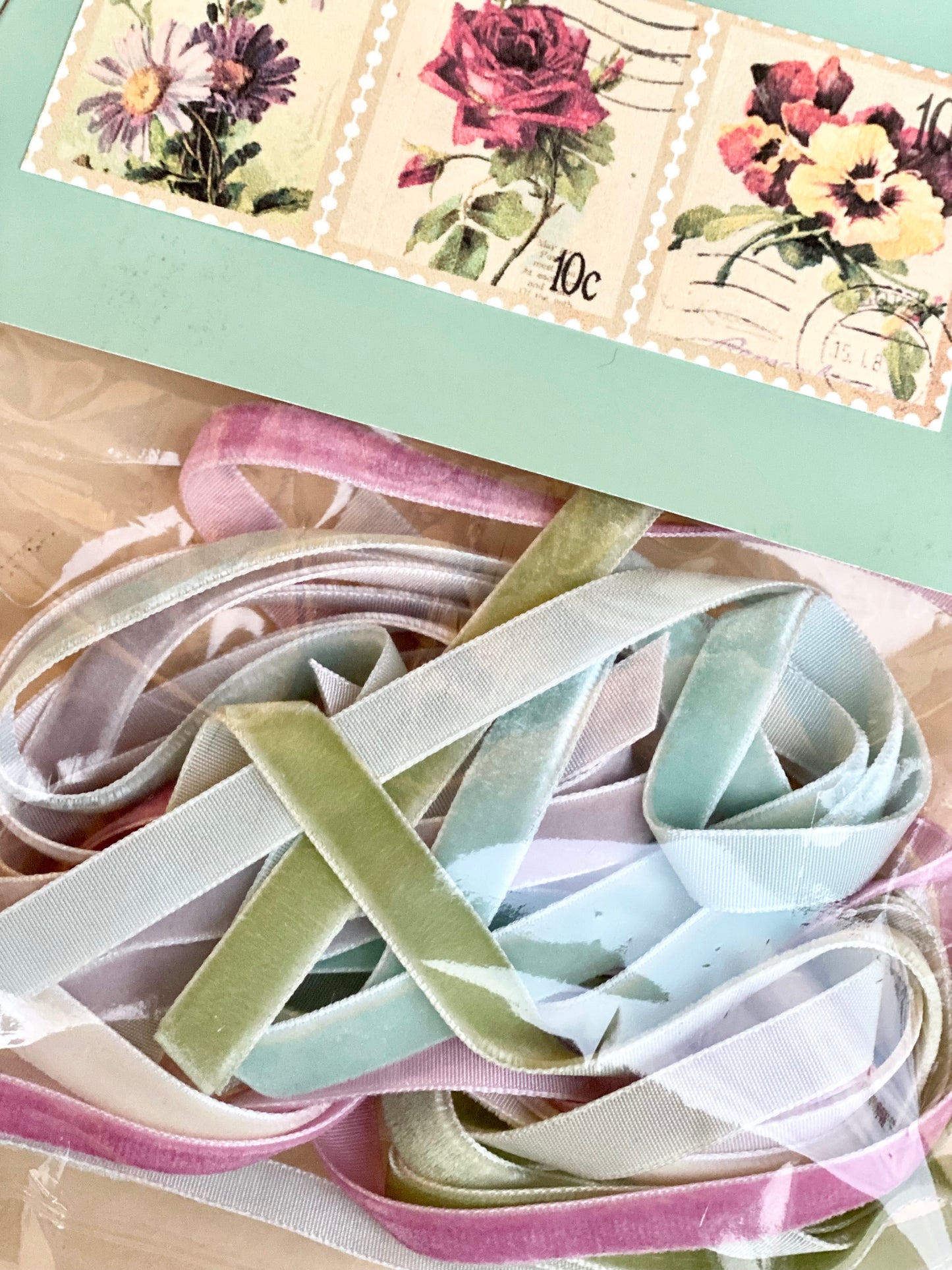 Vintage Ribbon Collection Number 1. Pastels