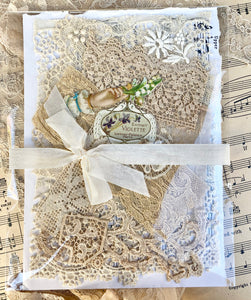 Exquisite antique lace collection. Ephemera & lace.