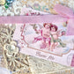 Antique lace ephemera Pack. Angels & lace