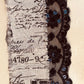 Linen Calligraphy script ribbon