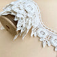 wooden vintage spool with rose lace.