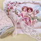 Delicate Vintage cotton lace. Pale Pink.